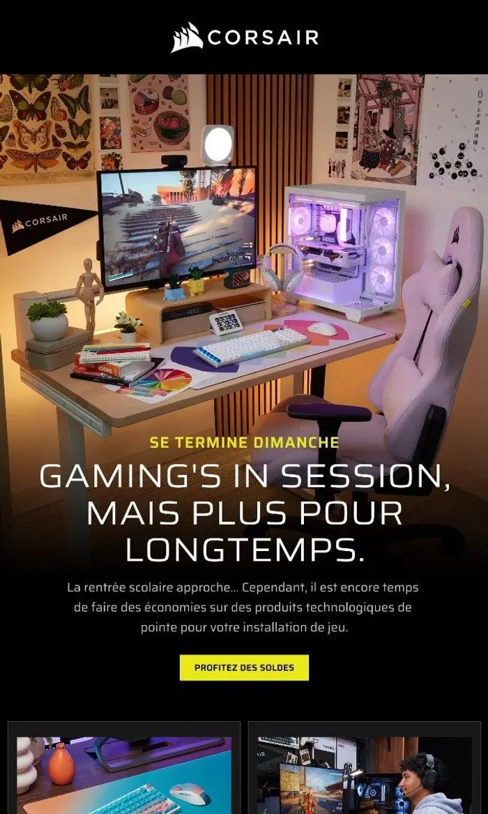 CORSAIR: La cloche sonne pour cette promo
