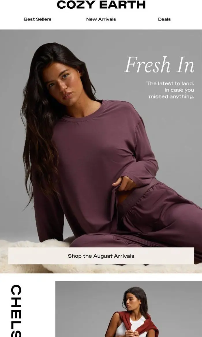 Cozy Earth: What's New: The August Arrivals 🤍