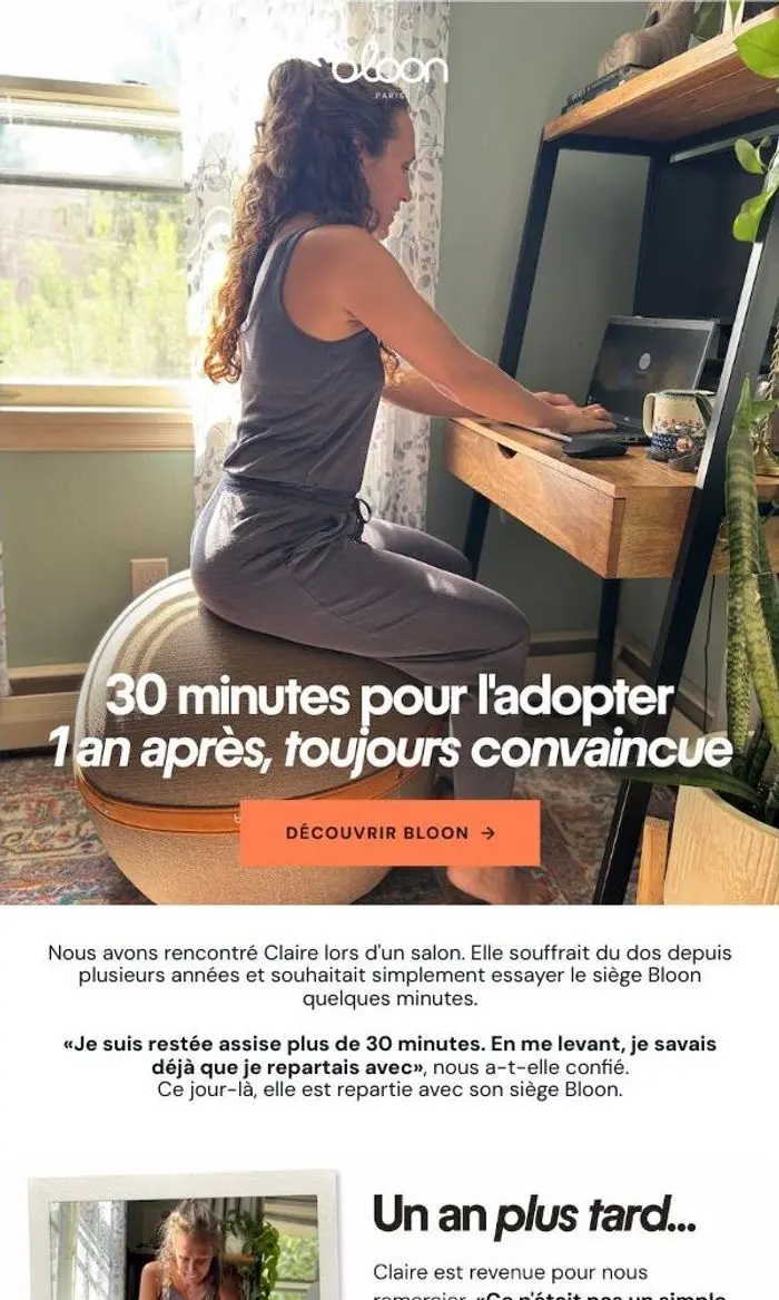 Bloon Paris: Essayée sur un salon. Adoptée au quotidien.