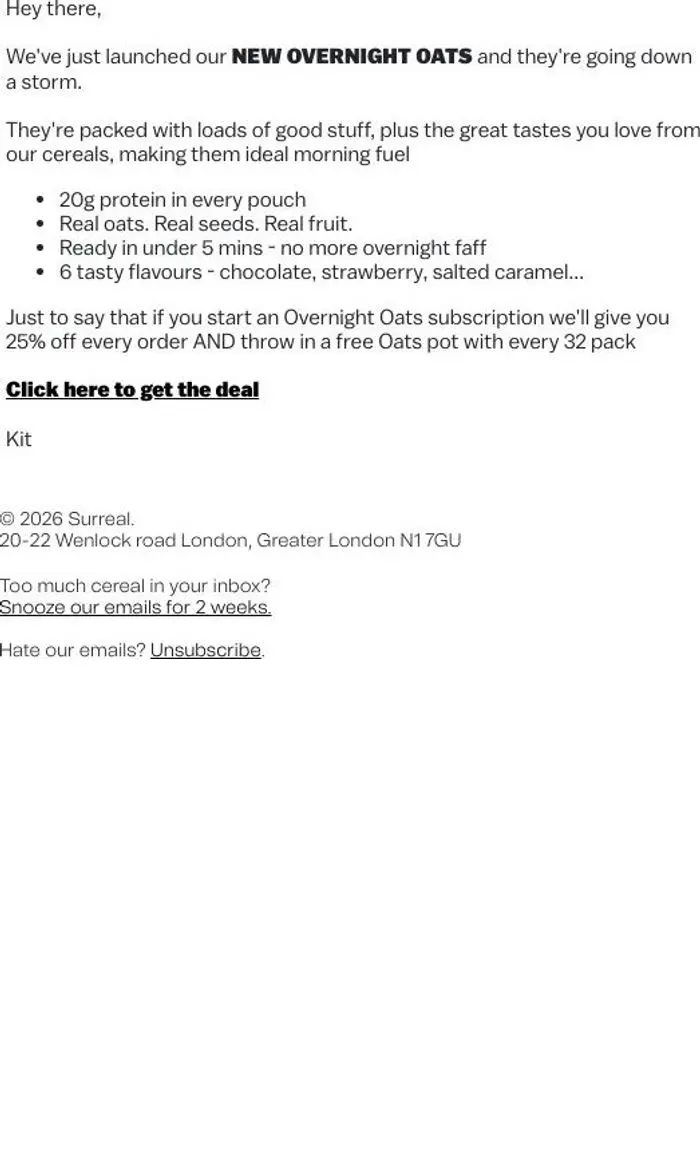 Surreal: Warning - contains bargains