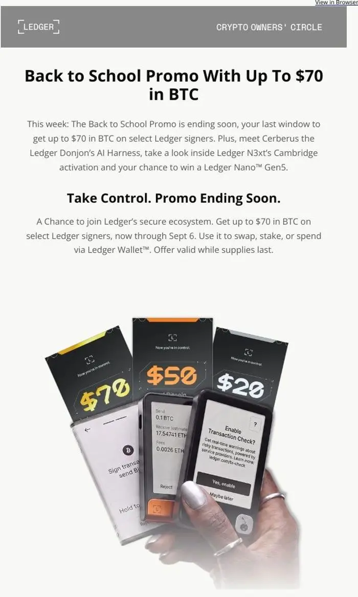 Ledger: Here's the latest from Ledger