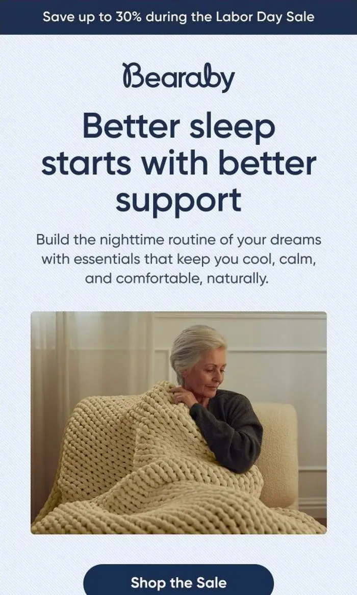 Bearaby: Deep sleep requires these 4 things