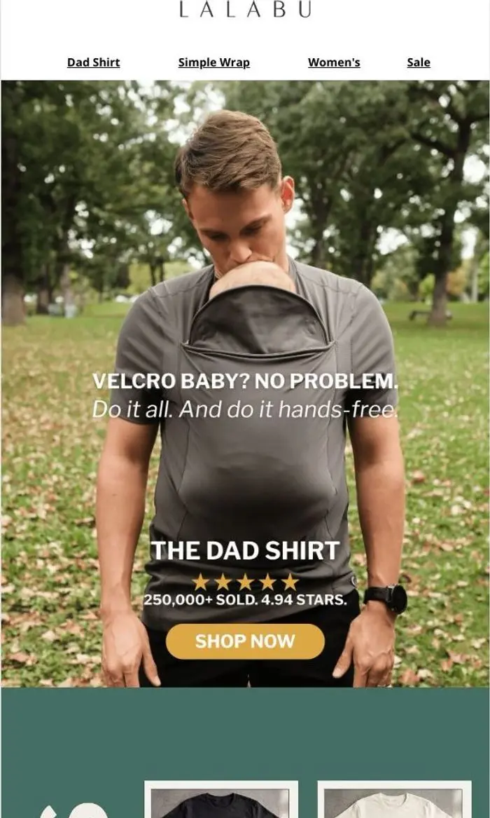 Lalabu: Got a velcro baby? We got you. 🤍
