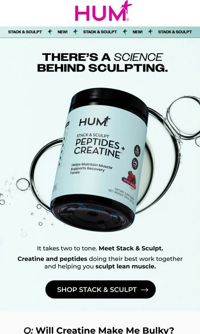 HUM Nutrition: A Science-Backed New Take on Muscle Tone