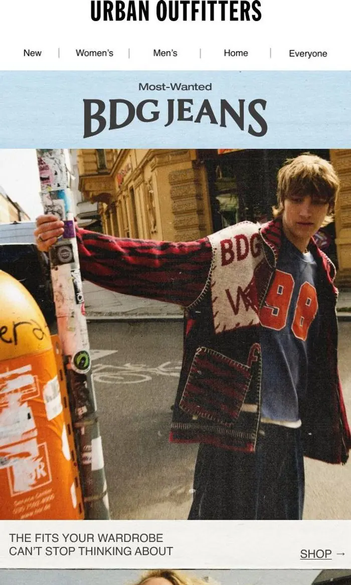 Urban Outfitters Europe: Live in BDG for AW26
