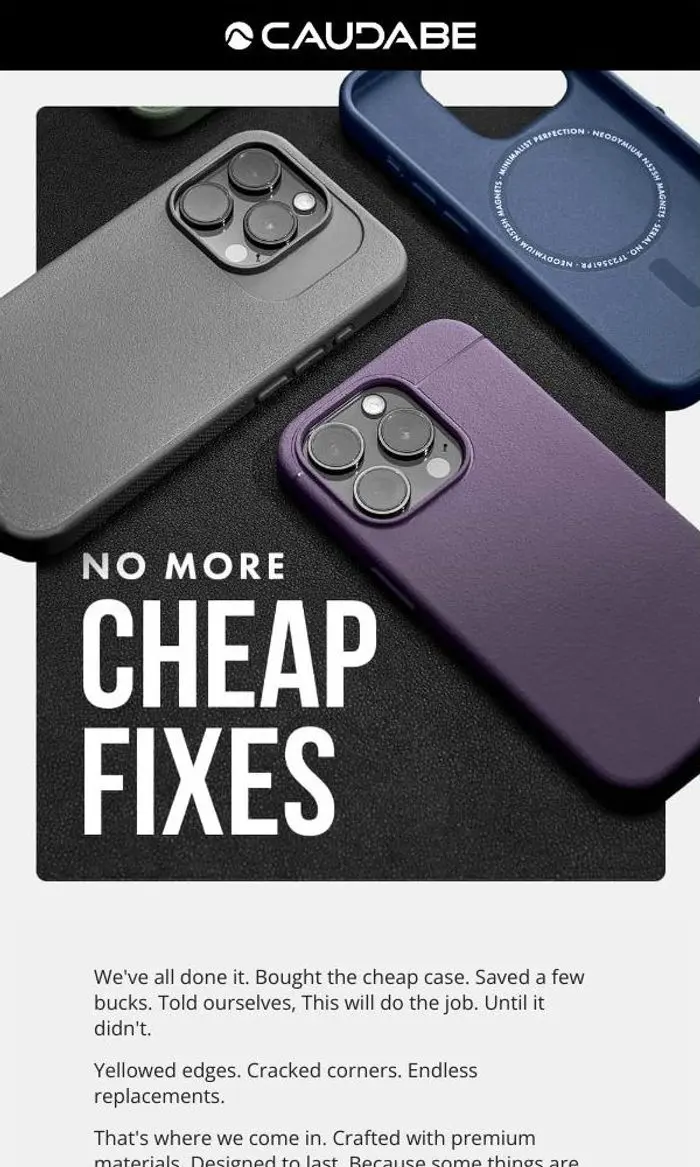 Caudabe: Your phone deserves better