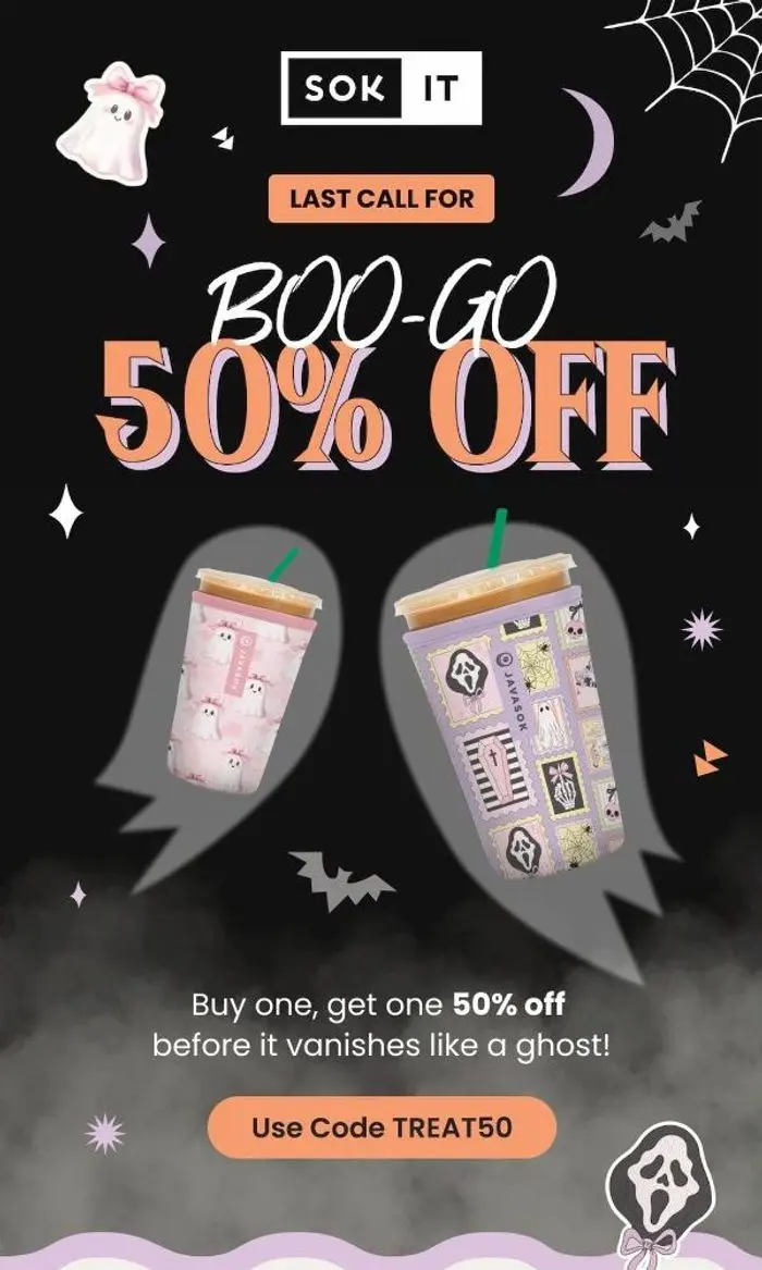 Sok-It: BOO-GO 50% Off Last Chance