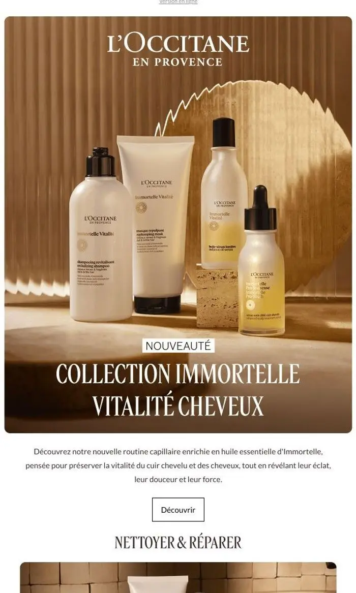 L'Occitane en Provence: Nouveauté : Immortelle Vitalité