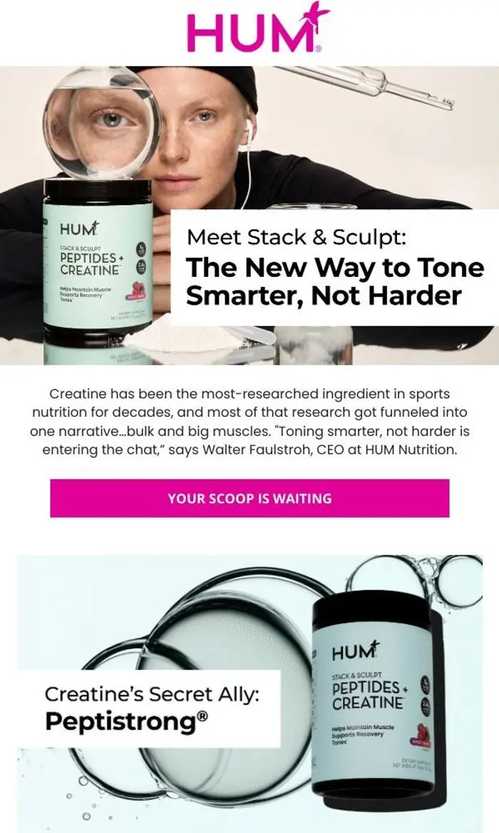 HUM Nutrition: The Creatine-Peptide Combo Everyone’s Talking About