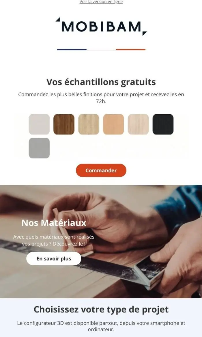 Mobibam: Choisissez vos échantillons gratuits 🎨