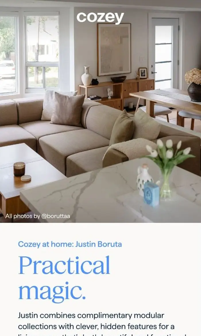 Cozey: Cozey at home