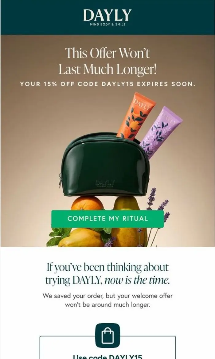 DAYLY: 15% OFF Expires Soon ⏰