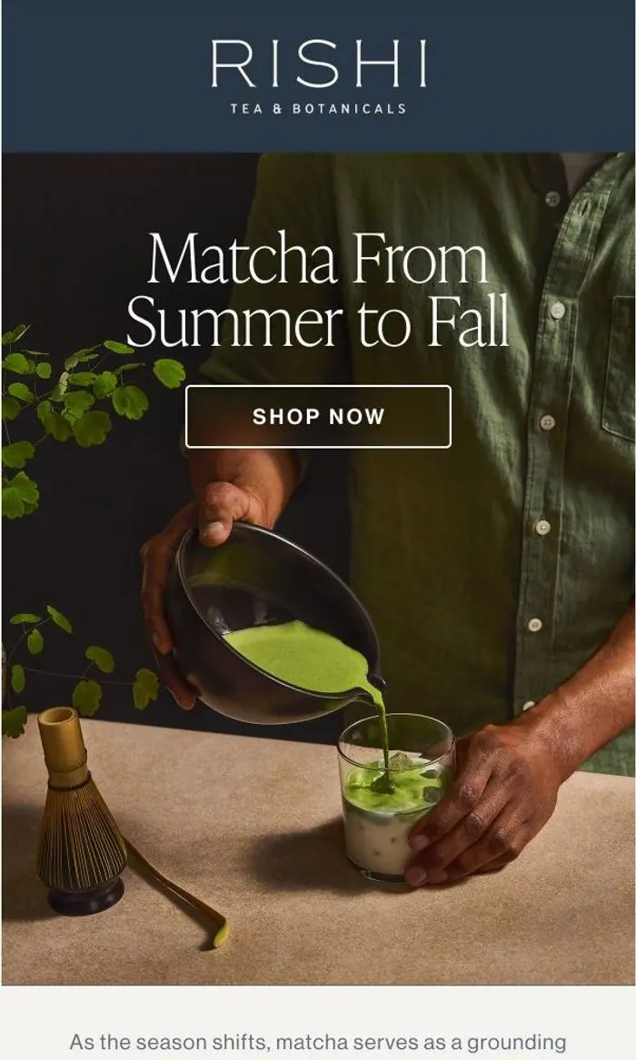 Rishi Tea & Botanicals: There’s a Matcha for That