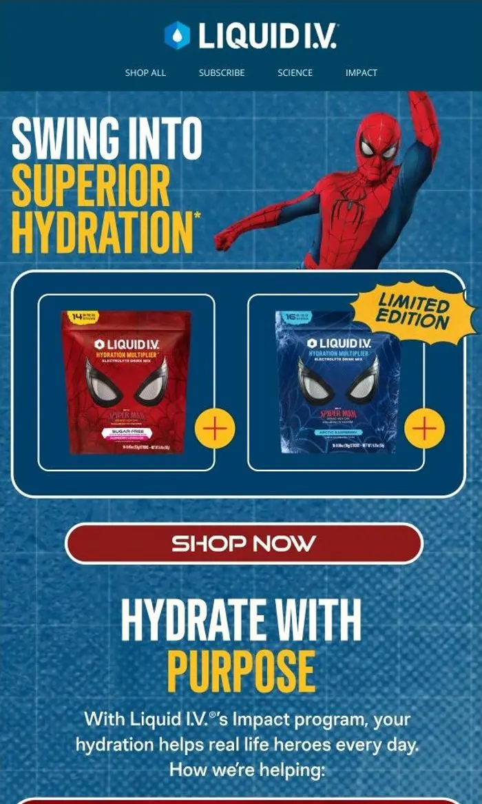 Liquid I.V.: How your hydration can help save the day