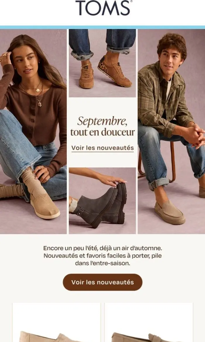 TOMS Europe: Coups de cœur de septembre