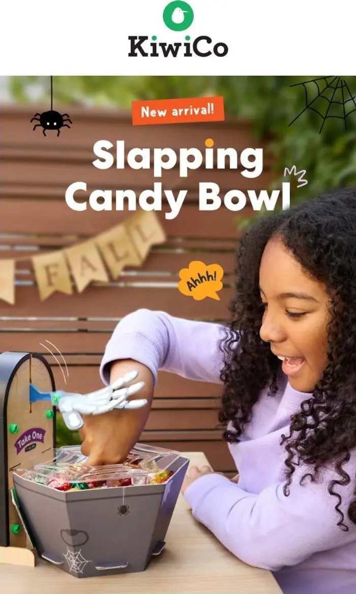 KiwiCo: NEW crate alert - The candy bowl with a trick up its sleeve 👋