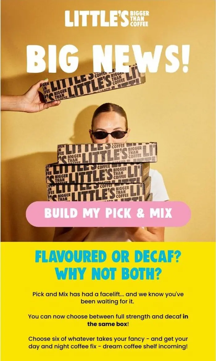 Little's Coffee: Mix and match – now with decaf! 🥳