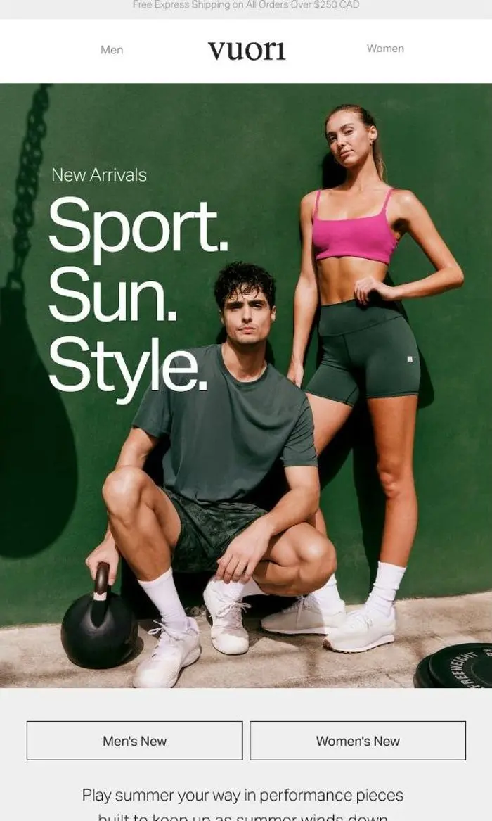 Vuori: Just Dropped: New Arrivals