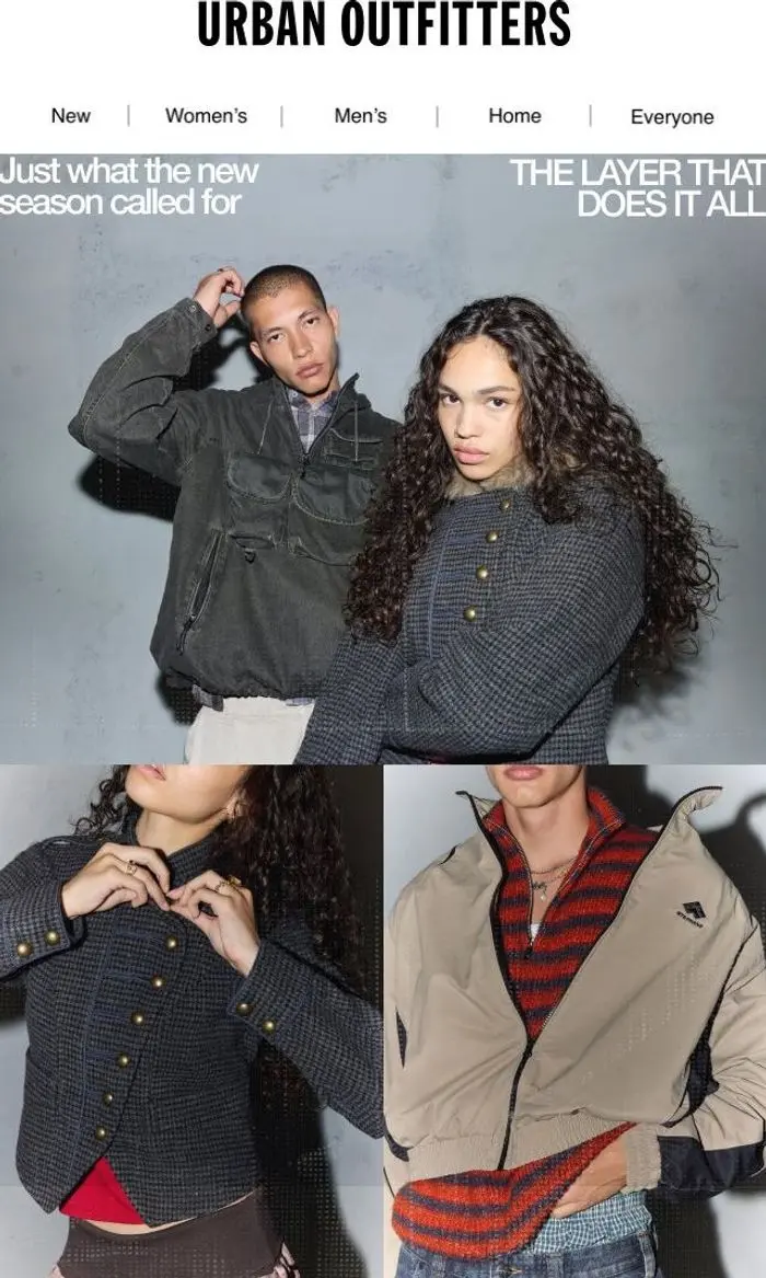 Urban Outfitters Europe: Jackets that change everything