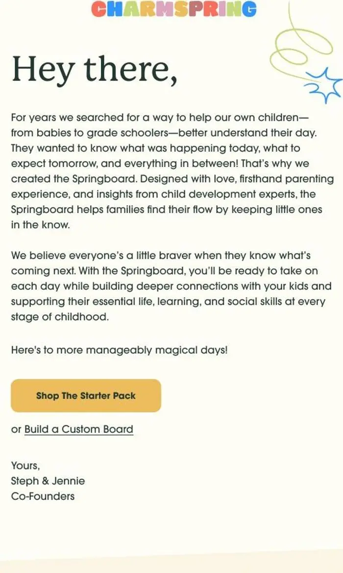Charmspring: Why we made the Springboard.