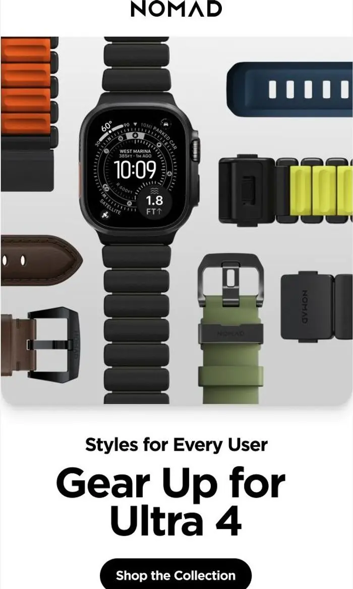 NOMAD: NEW for Apple Watch Ultra 4