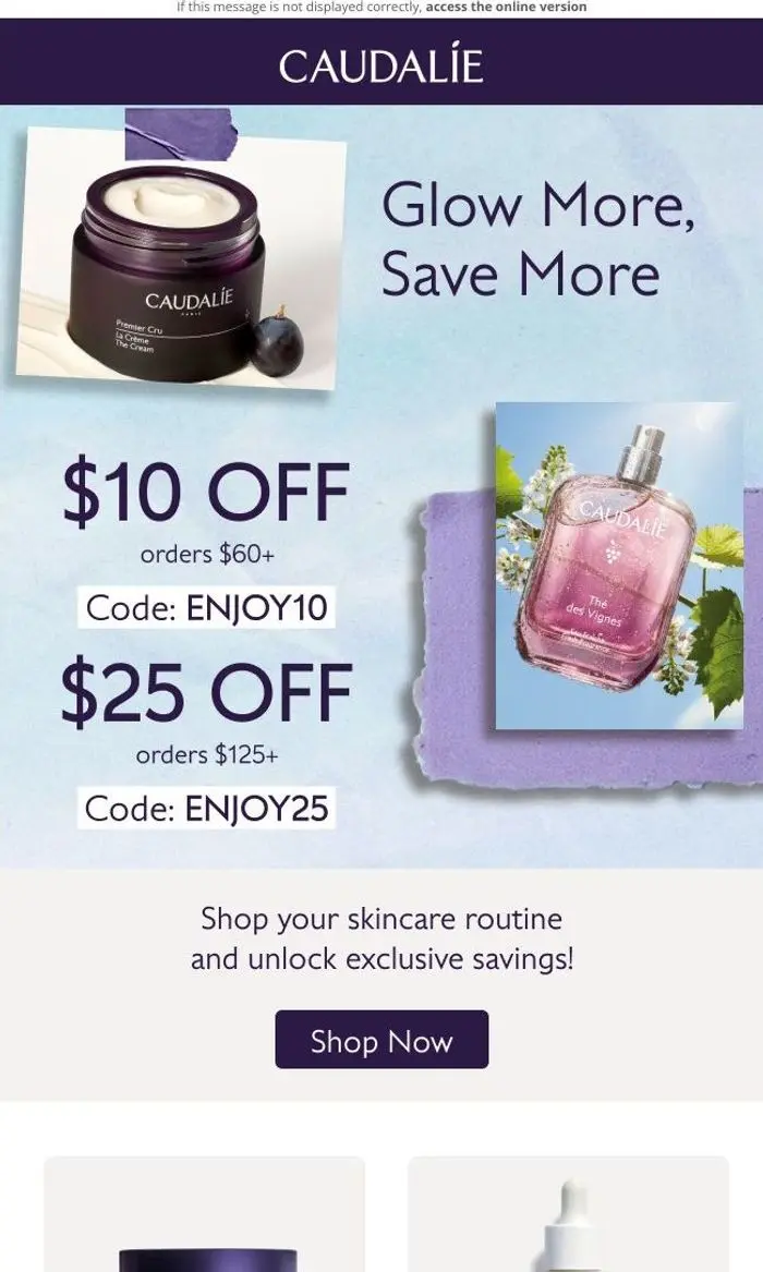Caudalie USA: Refresh Your Routine For Less