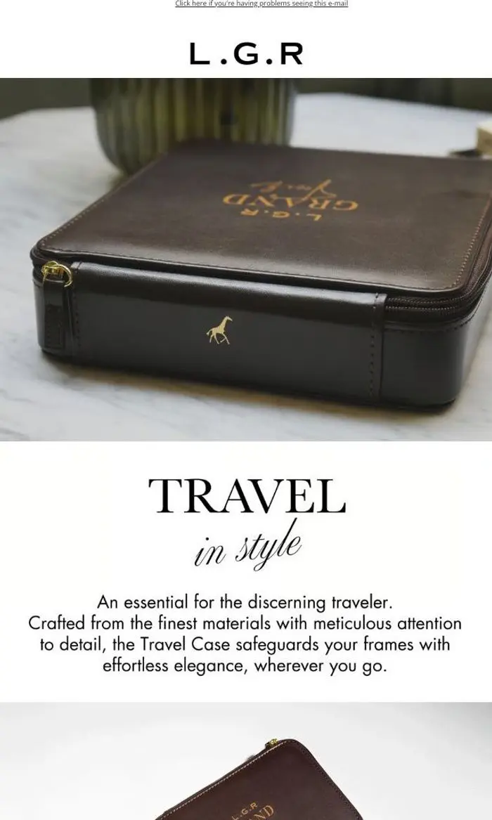 L.G.R: Travel in style