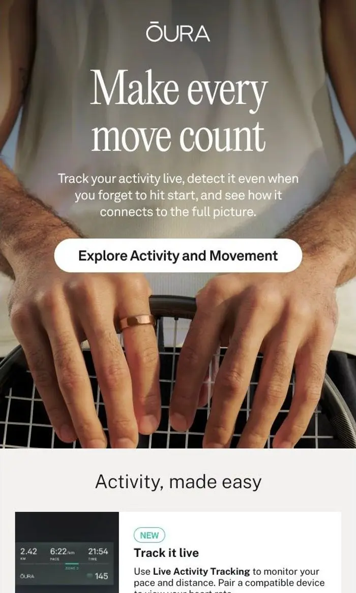 Oura: Ready to move smarter?